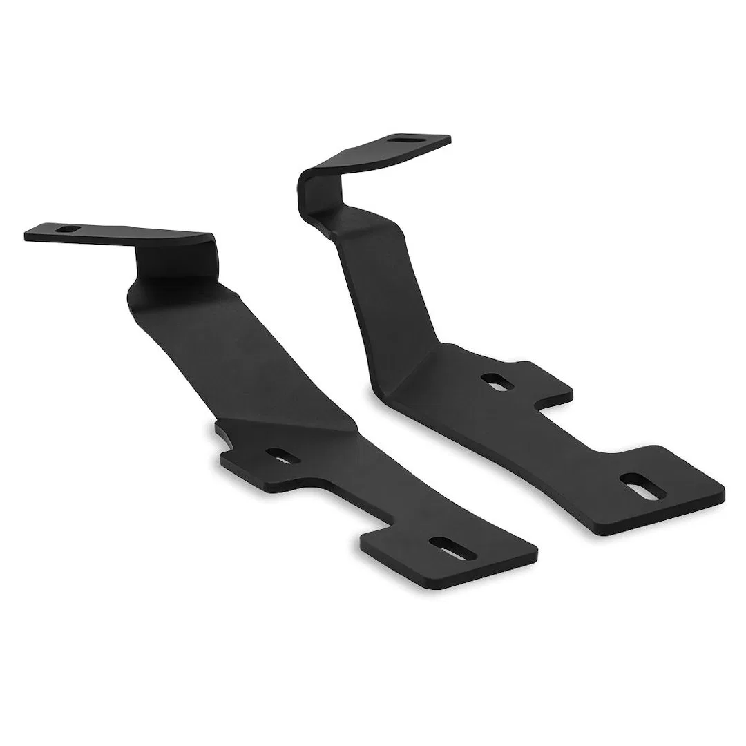 46719 – RIGID IND Driving/ Fog Light Mounting Bracket, Bolt-On Powder Coated Mounts One Light Black Stainless Steel S...